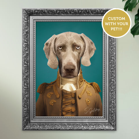 Pet Portrait by S.Golding | Custom Pet Portrait | Commissioned Artwork | Custom Animal Art | Custom Painting | Custom Art by S.Golding | Dog Portrait