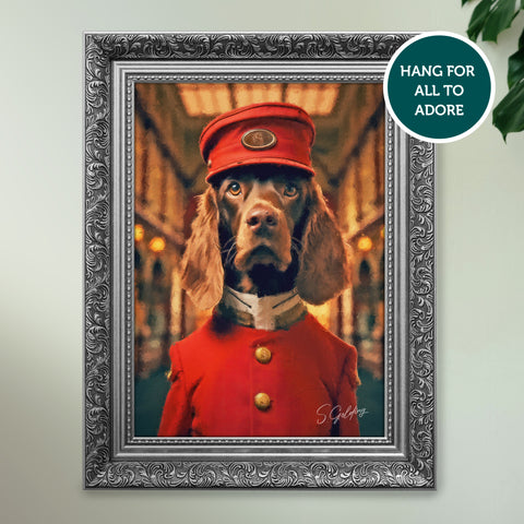 Pet Portrait by S.Golding | Custom Pet Portrait | Commissioned Artwork | Custom Animal Art | Custom Painting | Custom Art by S.Golding | Dog Portrait