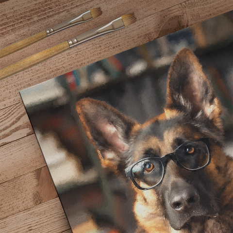 Pet Portrait by S.Golding | Custom Pet Portrait | Commissioned Artwork | Custom Animal Art | Custom Painting | Custom Art by S.Golding | Unframed Pet Portrait
