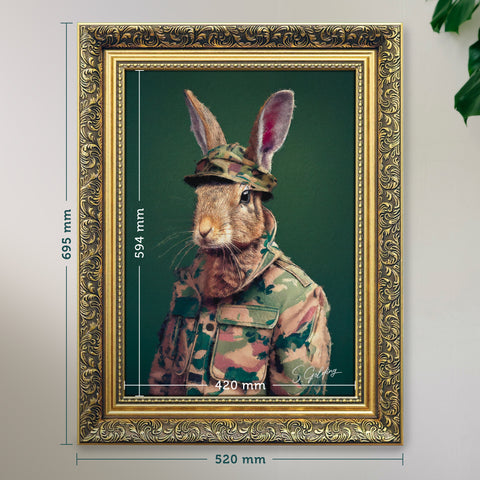 Colonel Carrot - Ornate Framed Art