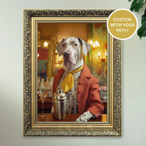 Pet Portrait by S.Golding | Custom Pet Portrait | Commissioned Artwork | Custom Animal Art | Custom Painting | Custom Art by S.Golding | Dog Portrait
