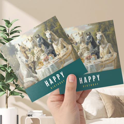 Horse Birthday Cards | Horse Birthday Party | S.Golding Birthday Card | Happy Birthday Horse Card