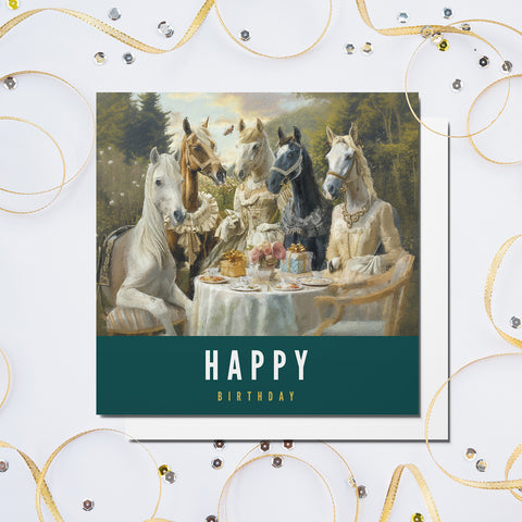 Horse Birthday Cards | Horse Birthday Party | S.Golding Birthday Card | Happy Birthday Horse Card