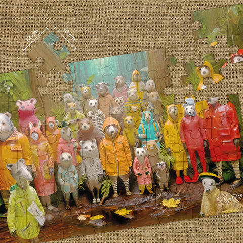 Woodland Jigsaw | Children's Jigsaw | 48 XL Piece Jigsaw | Wooden Jigsaw | S.Golding Jigsaw | Wooden Children's Jigsaw