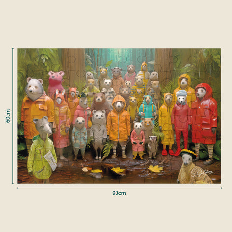 Woodland Jigsaw | Children's Jigsaw | 48 XL Piece Jigsaw | Wooden Jigsaw | S.Golding Jigsaw | Wooden Children's Jigsaw