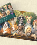 S.Golding Dapper Dogs - Sunday Soiree Wooden Jigsaw