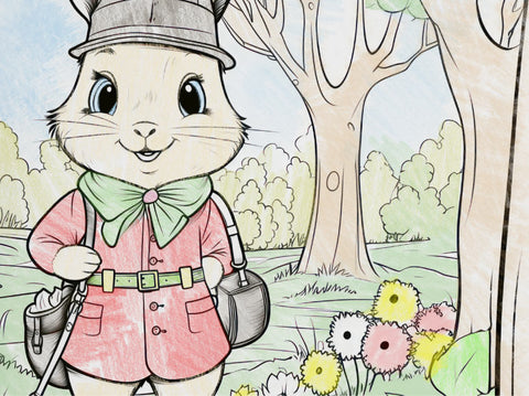 Children's Colouring Book - Close up photo by S.Golding