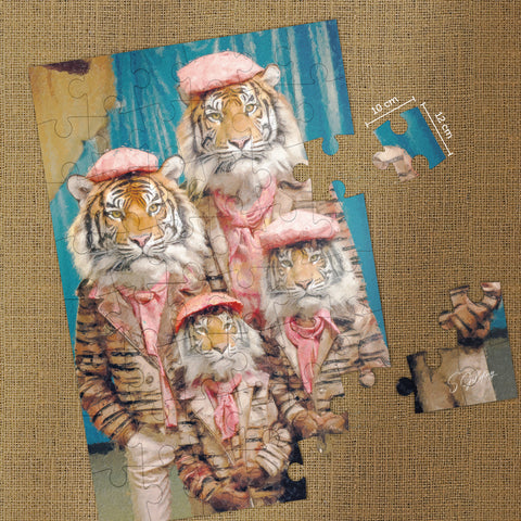 Tiger Jigsaw | 48 XL piece Children's Jigsaw | Childrens Jigsaw | Wooden Jigsaw | S.Golding Jigsaw